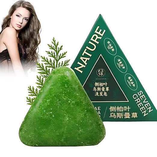Nature Triangle Herbal Plant Shampoo Bar.